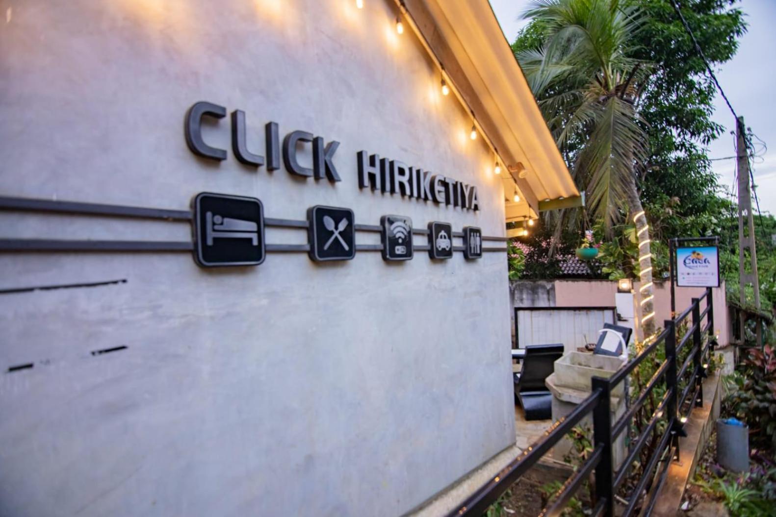 Click Hiriketiya Hotell Dikwella Eksteriør bilde